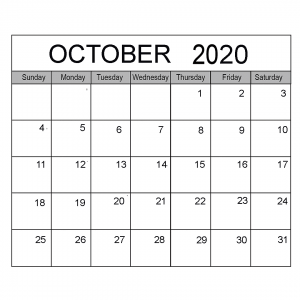 Fillable Calendar for October 9 Printable Blank Templates - Printable ...