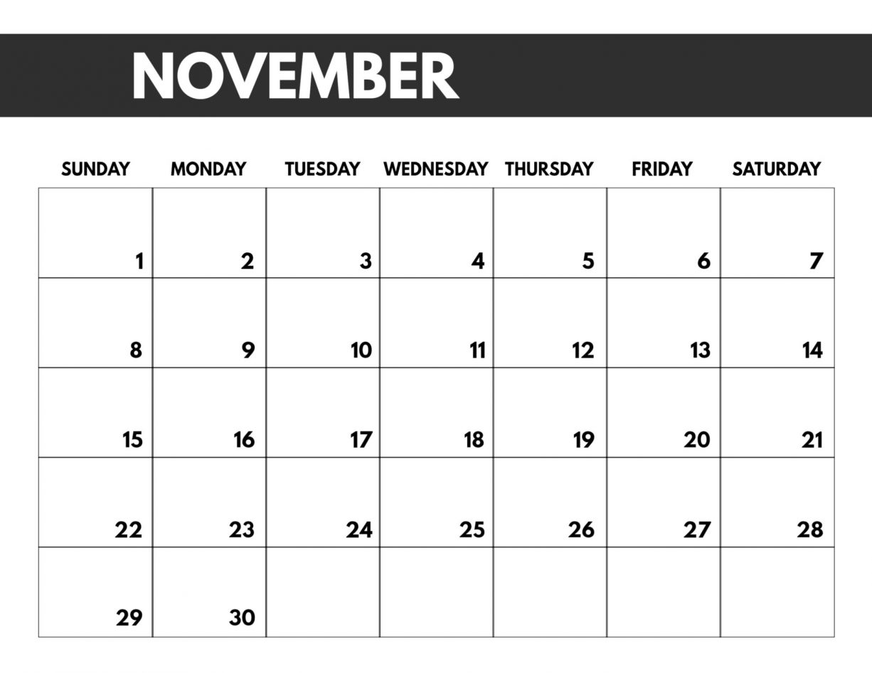 November 2023 Calendar Free Printable Calendar November 2028 Free Monthly Calendar Printable