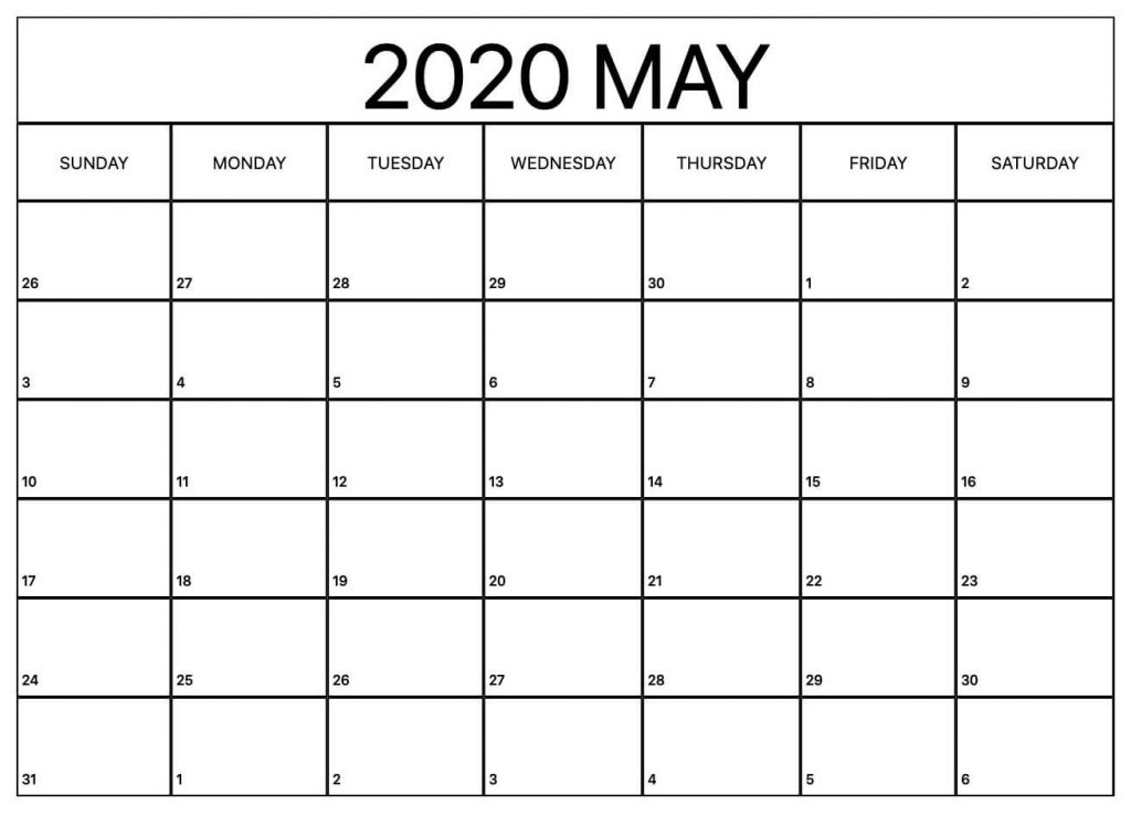 May 2020 Printable Calendar With Jewish Holidays & Moon Phases - Free 